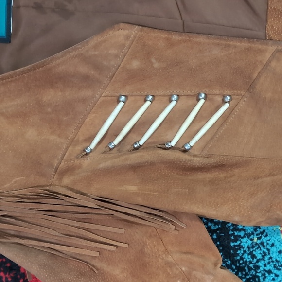 PIONEER Brown Fringe Jacket - Picture 7 of 7